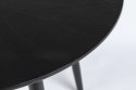 Stół loftowy okrągły FLORENCE czarny