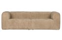 Sofa 3,5-osobowa sztruksowa maślana BEAN