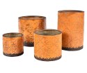 Osłonka ceramiczna pomarańczowa romby Etno A