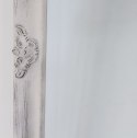 Lustro podłużne w drewnianej ramie z rzeźbieniami PALAZZO BIANCO białe