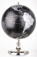 Globus czarno-srebrny dekoracyny BLACK GLAM 2 L