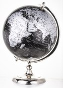 Globus czarno-srebrny dekoracyny BLACK GLAM 2 L