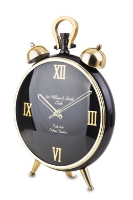 Zegar kominkowy okrągły czarno-złoty BLACK GLAM 3