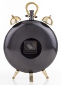 Zegar kominkowy okrągły czarno-złoty BLACK GLAM 3