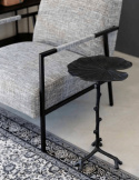 Fotel tapicerowany modern WATSON ciemno szary