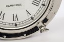 Zegar srebrny ścienny w bulaju ⌀ 47 cm