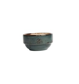 Arando: Miska porcelanowa szara sztaplowana 8 cm
