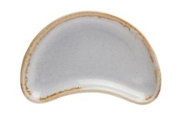 Ashen: Naczynie porcelanowe ecru-brązowe nerkowate nakrapiane 11 cm