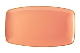 Amber: Półmisek porcelanowy pomarańczowy prostokątny 31x18 cm